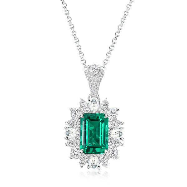 Emerald Vintage Elegance Necklace