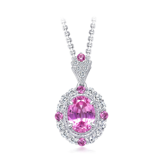 Fairy Pink Sapphire Necklace