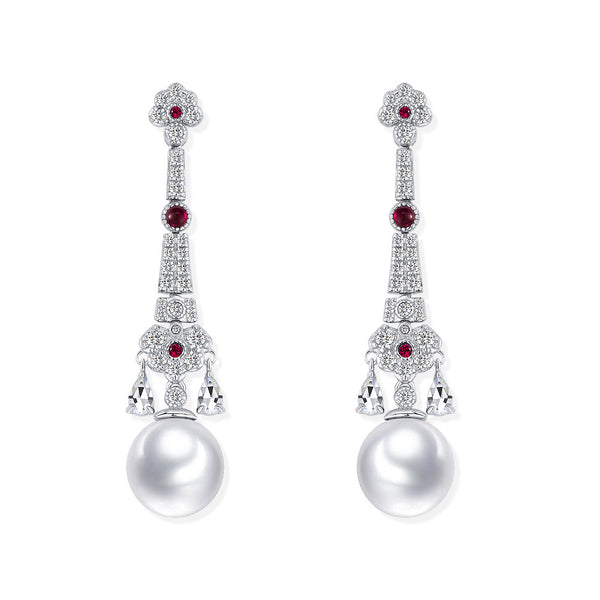 Oriental Pearl Elegance Earring