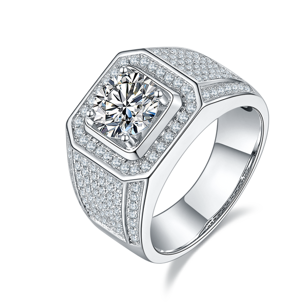 Men's Luxury Moissanite Ring